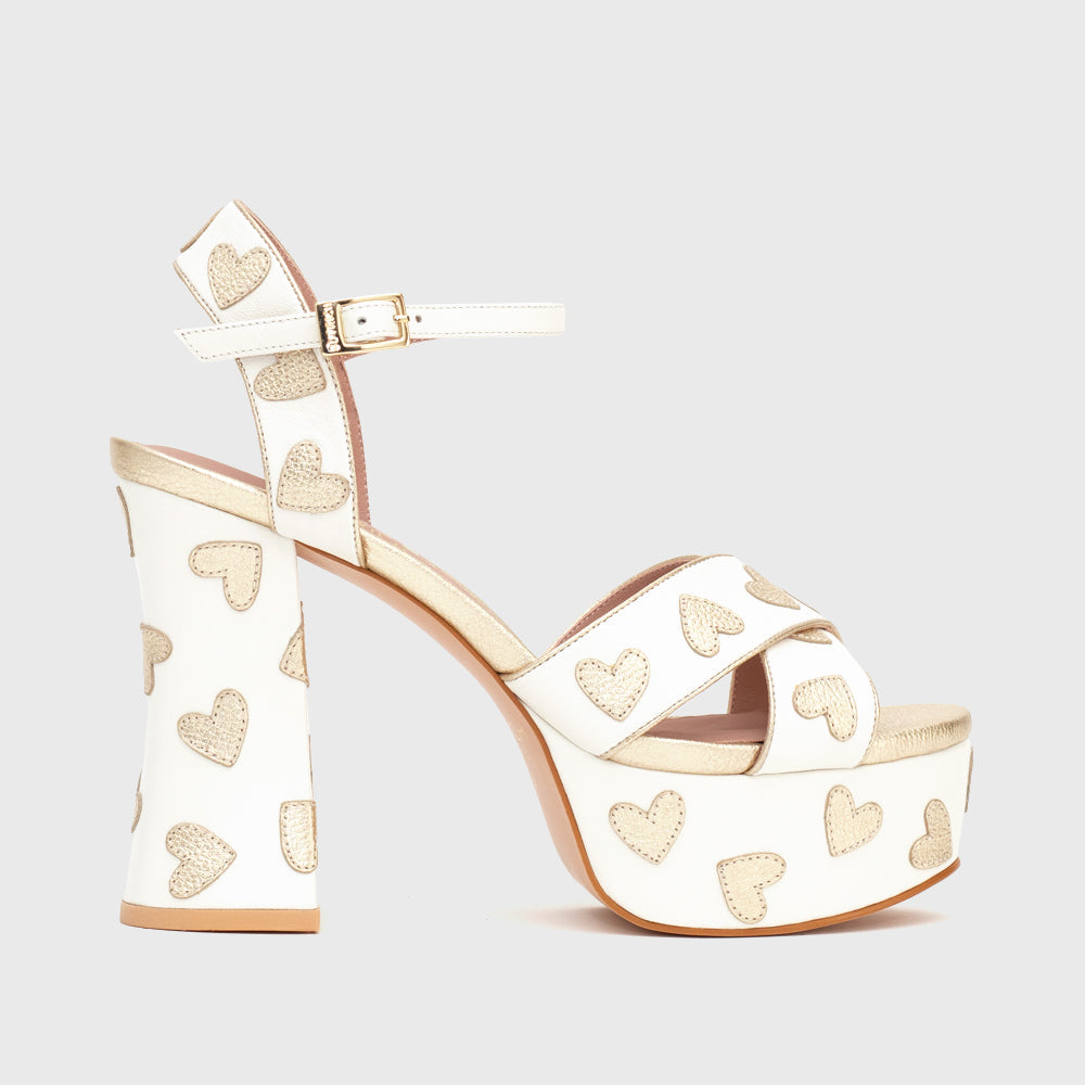 BETSY PLATFORM BRIDE IVORY