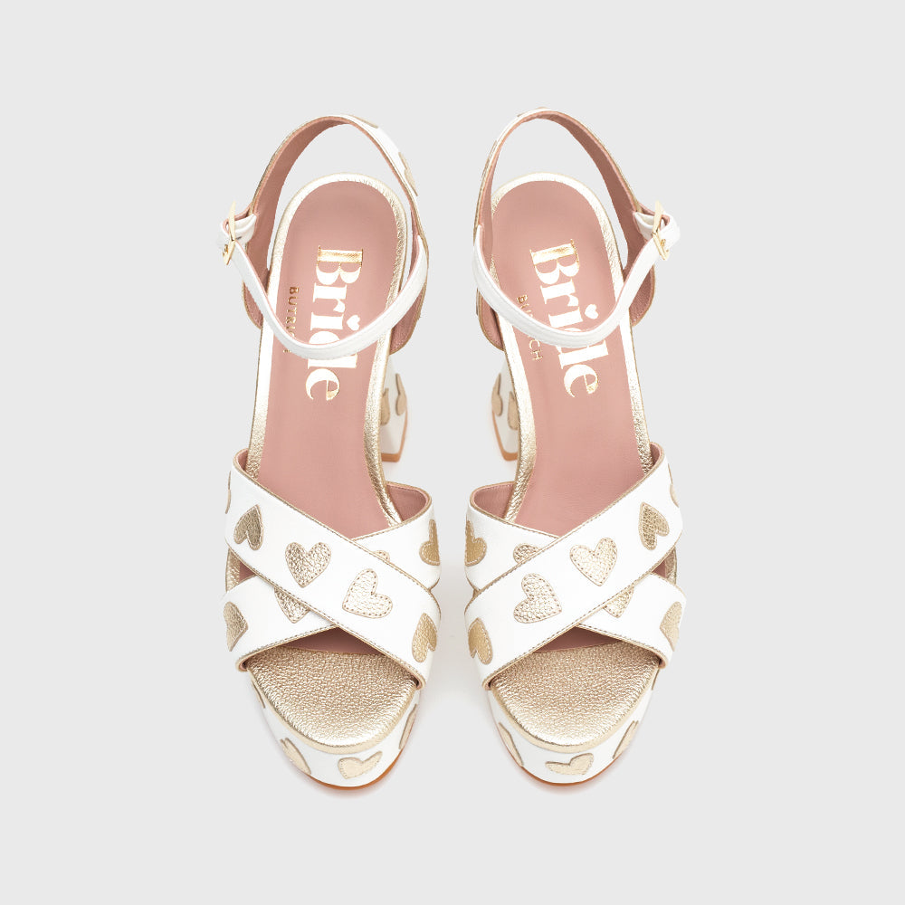 BETSY PLATFORM BRIDE IVORY