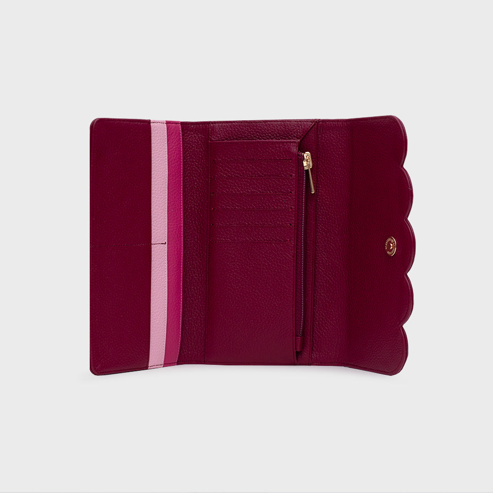 LUCKY CHERRIES MORA LONG WALLET