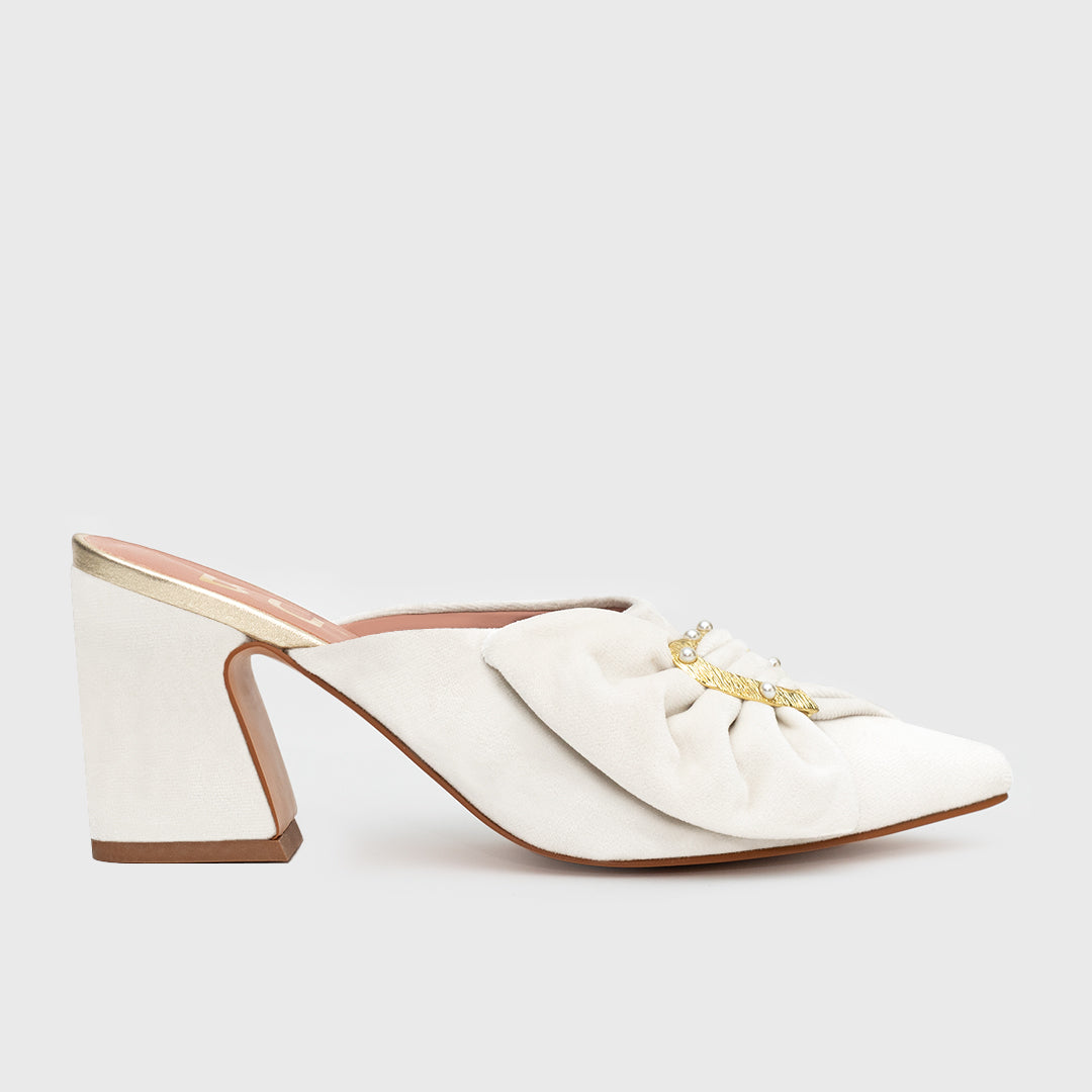 BLAIR MULE PUMP BRIDE IVORY