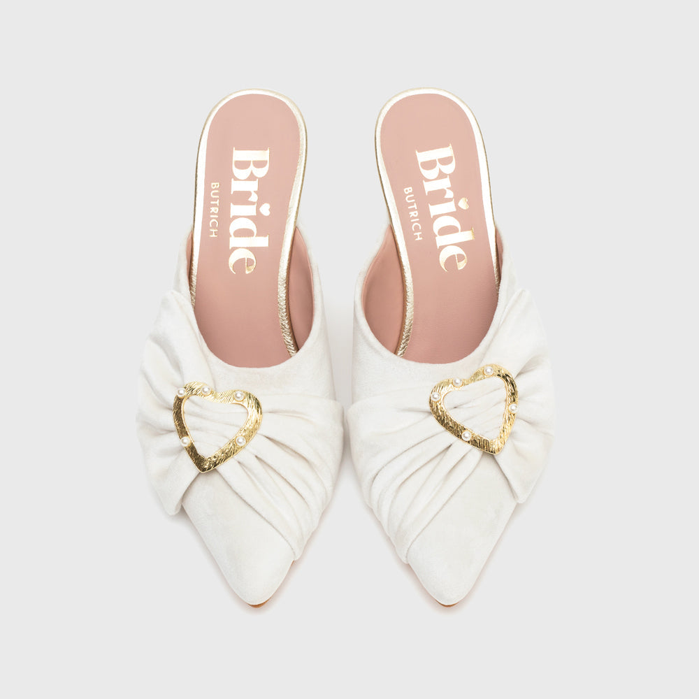 BLAIR MULE PUMP BRIDE IVORY