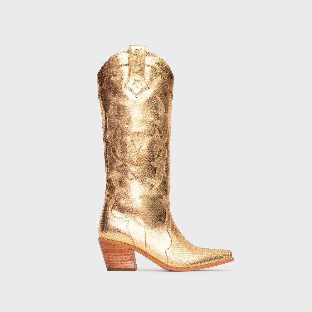 LUCKY HEARTS GOLD BOOT