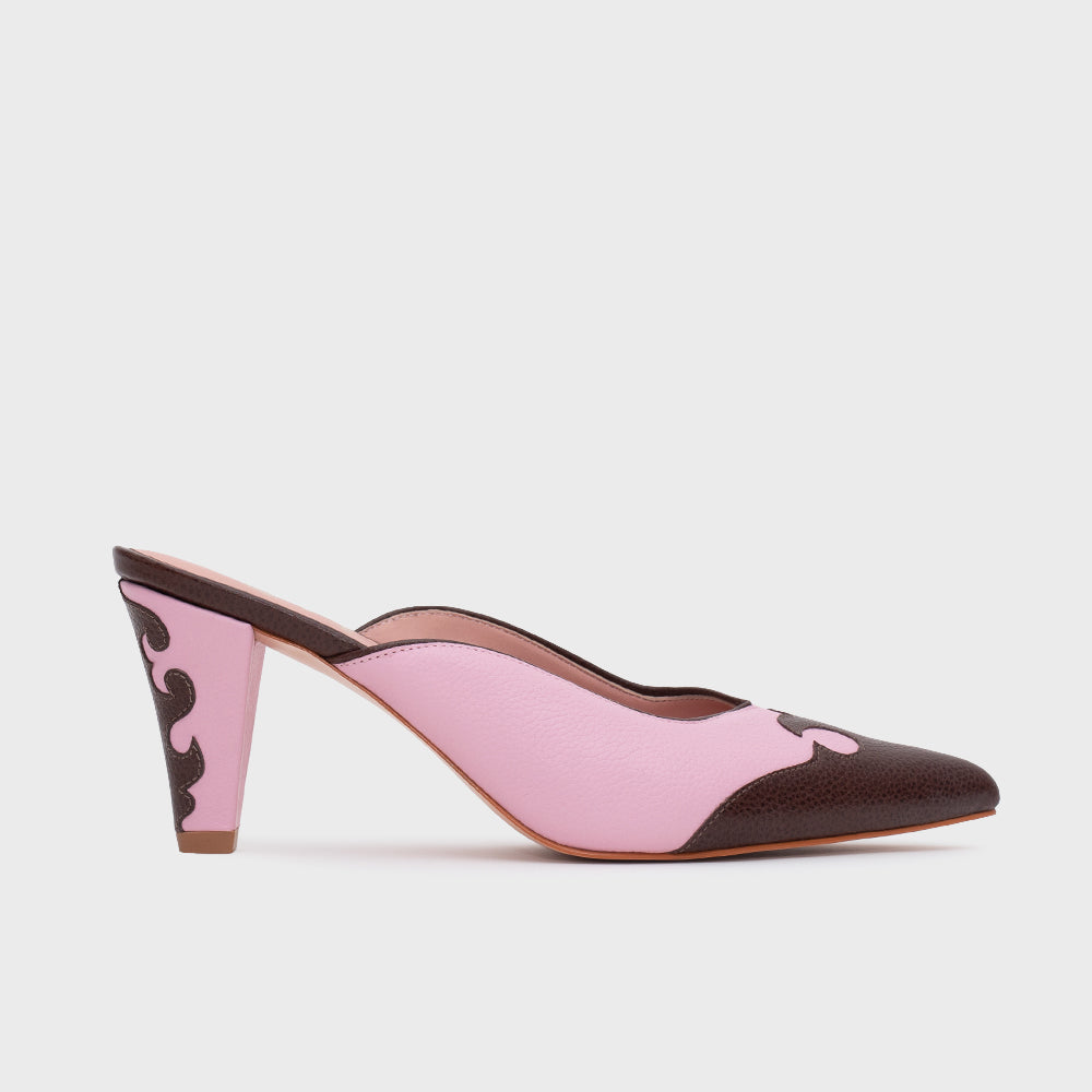 LUCKY MULE PUMP BROWN