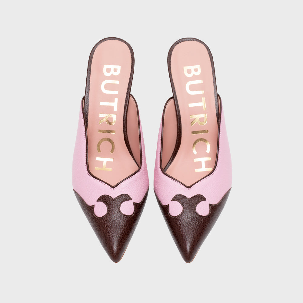 LUCKY MULE PUMP BROWN