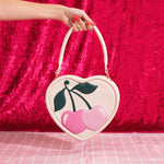 Load image into Gallery viewer, SUPER CHERRY HEART BAG HUESO
