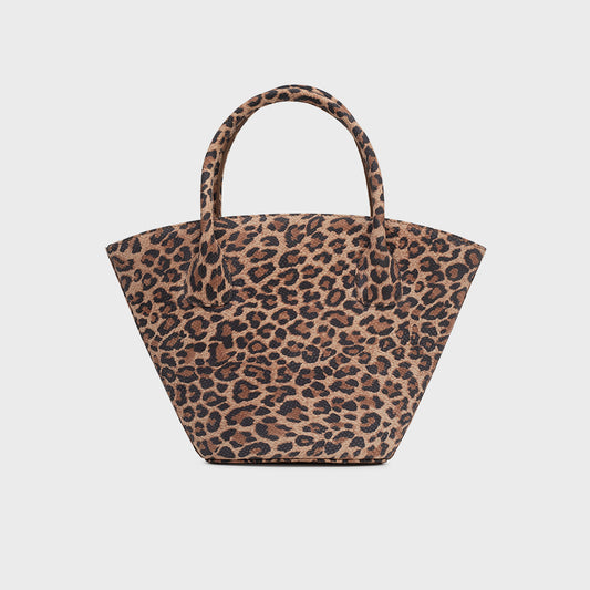 ESTELA TRAPEZE BAG LEOPARD