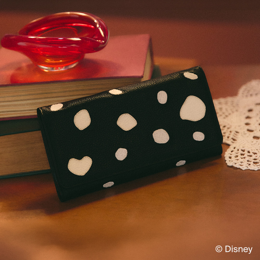 101 DALMATIANS LONG WALLET BLACK
