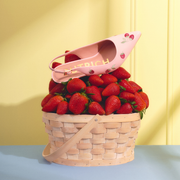 NINETTE RASPBERRY MIDI SLINGBACK ROSA