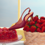 STRAWBERRY PUMP SLINGBACK MORA
