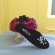 SUNDAE BLUEBERRY SLIPPER NEGRO
