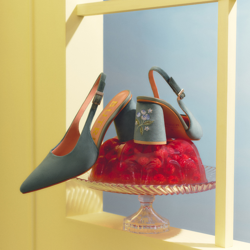 SUNDAE PUMP BLUEBERRY SLINGBACK VERDE