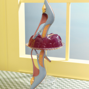 STRAWBERRY PUMP SLINGBACK CELESTE