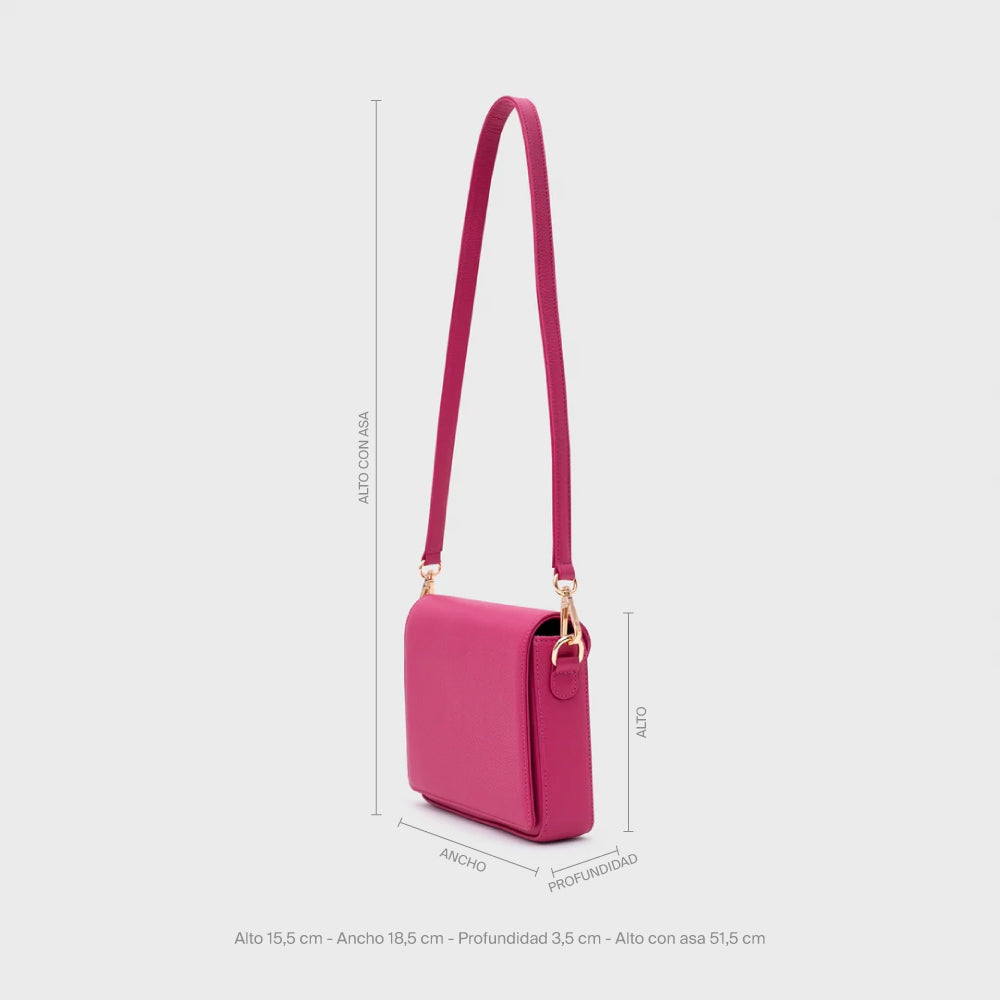 AMAPOLA MINI FLAP BAG FUCHSIA