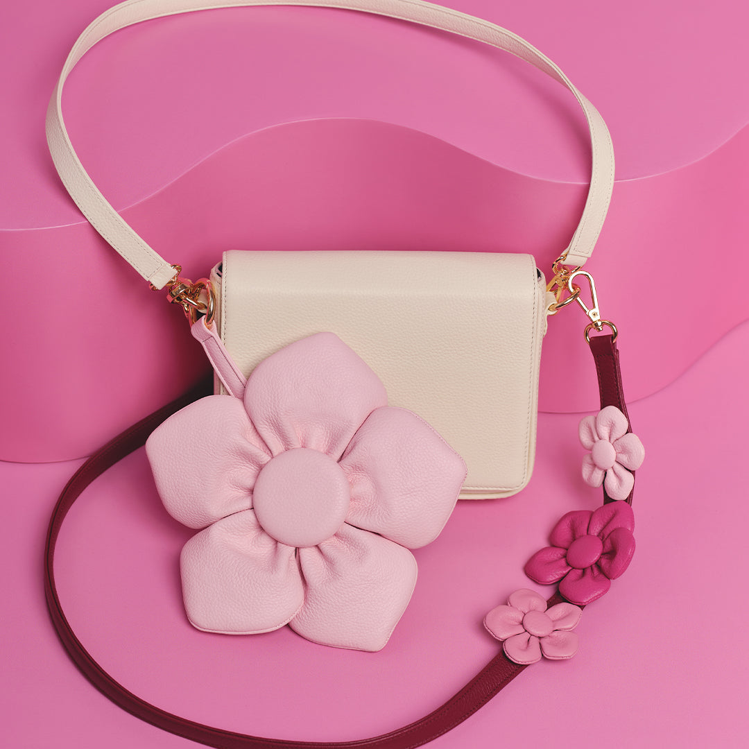 AMAPOLA MINI FLAP BAG HUESO