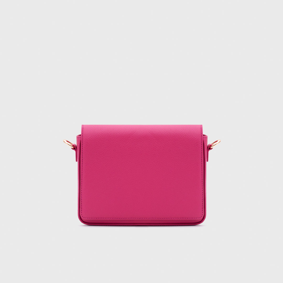 AMAPOLA MINI FLAP BAG FUCSIA