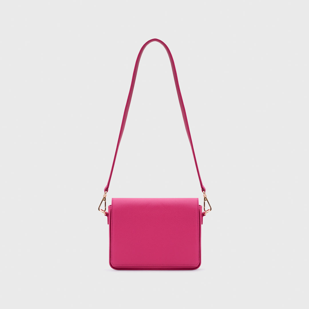 AMAPOLA MINI FLAP BAG FUCSIA