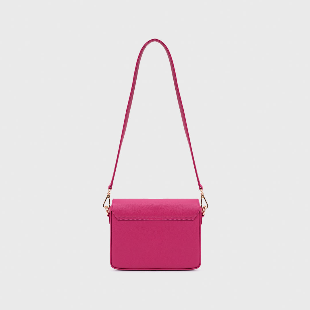 AMAPOLA MINI FLAP BAG FUCSIA
