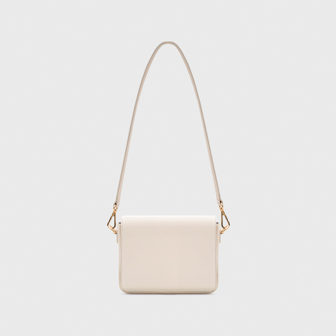 AMAPOLA MINI FLAP BAG HUESO