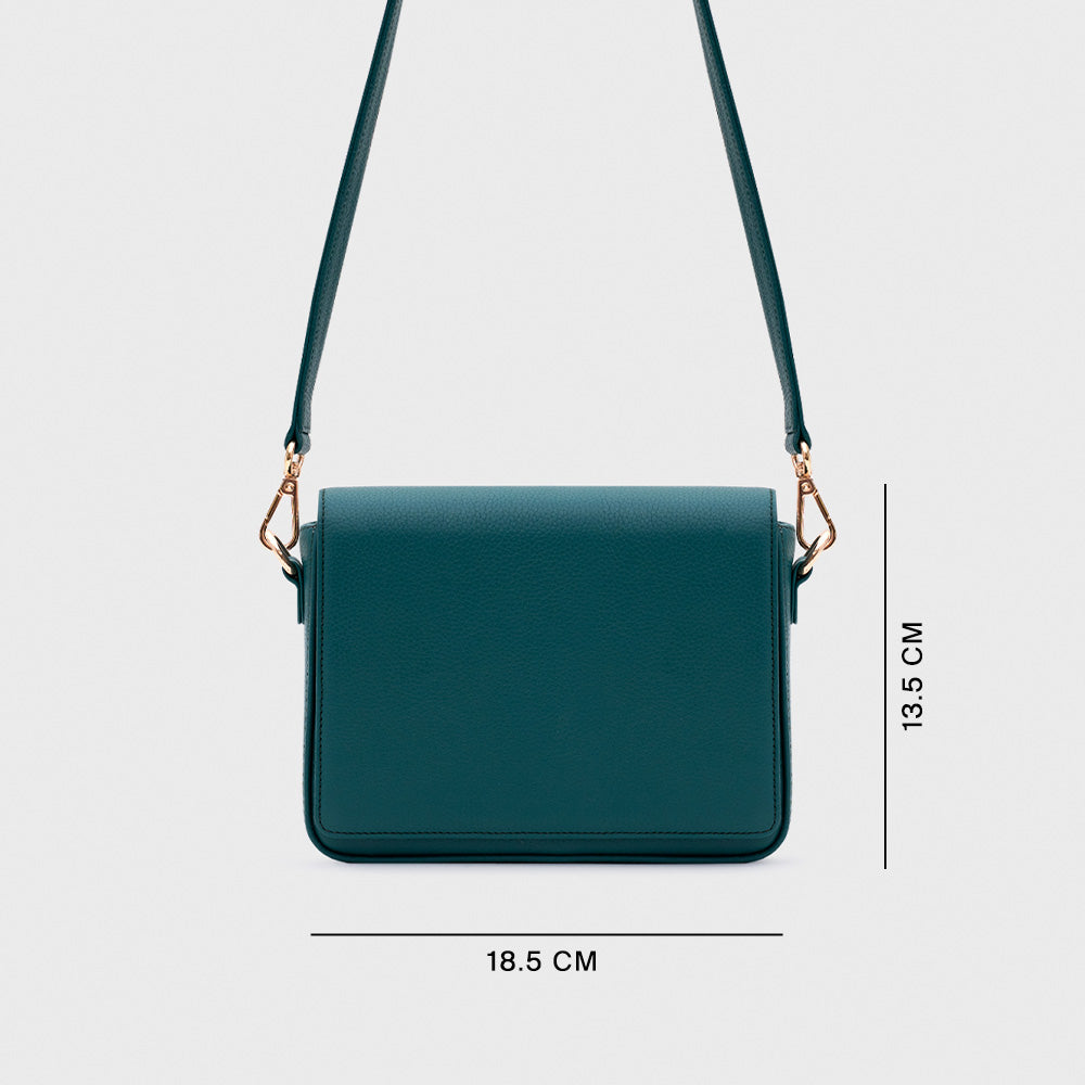 AMAPOLA MINI FLAP BAG JADE
