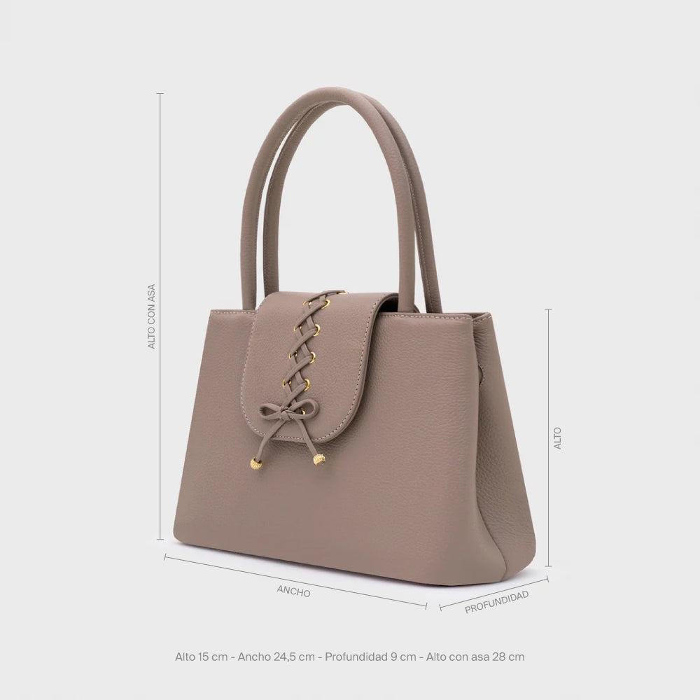 AMARA HANDLE BAG BROWN