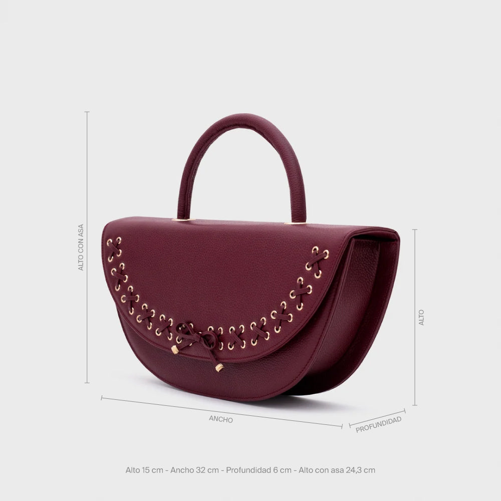 AMARA MOON BAG BURGUNDY