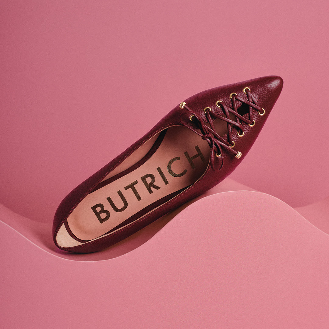 AMARA FLAT BURGUNDY