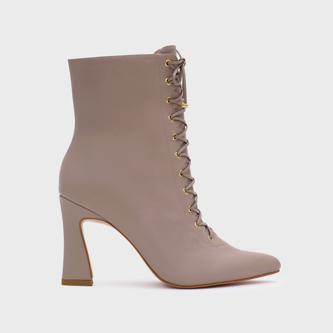 AMARA BROWN ANKLE BOOTS