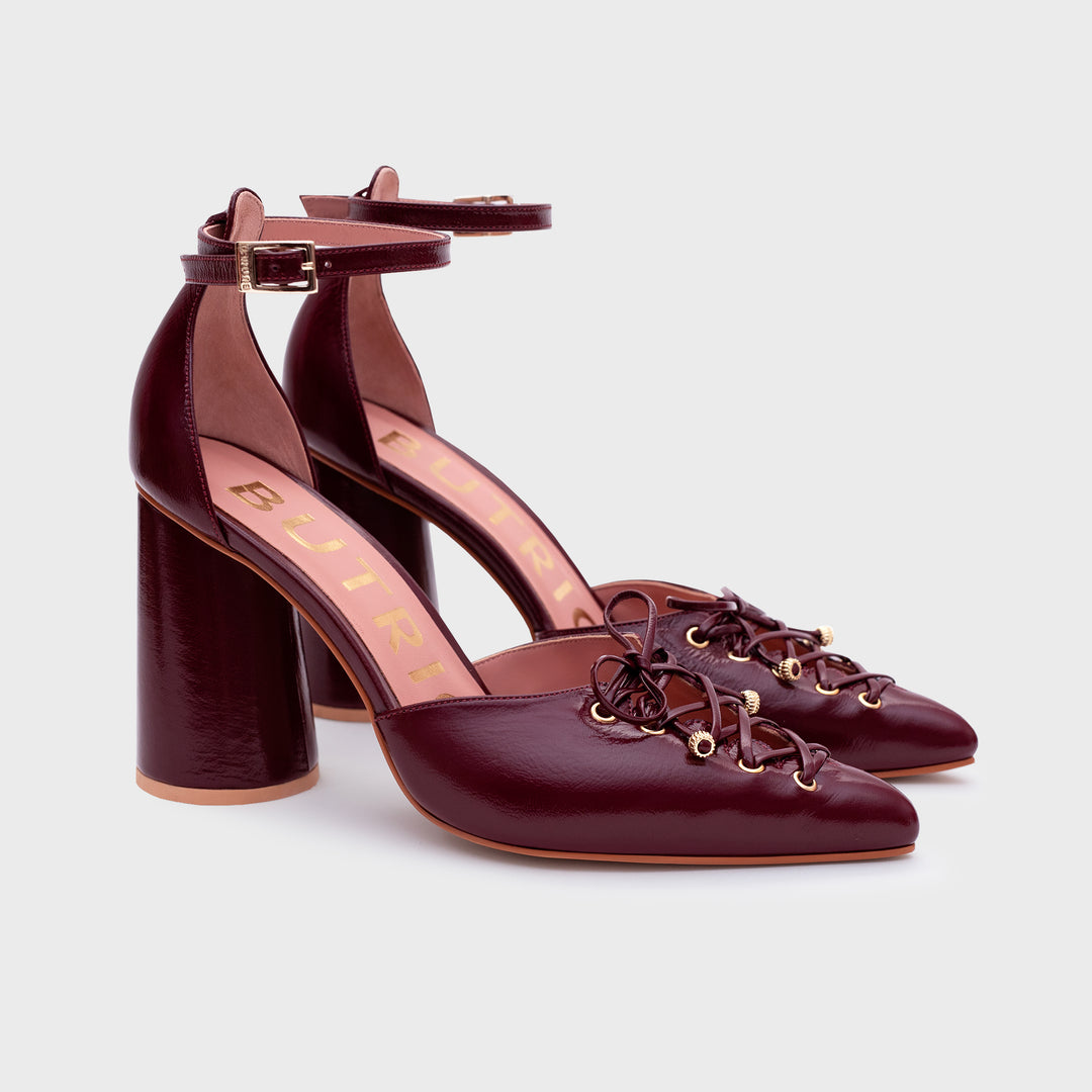 AMARA PUMP BURGUNDY