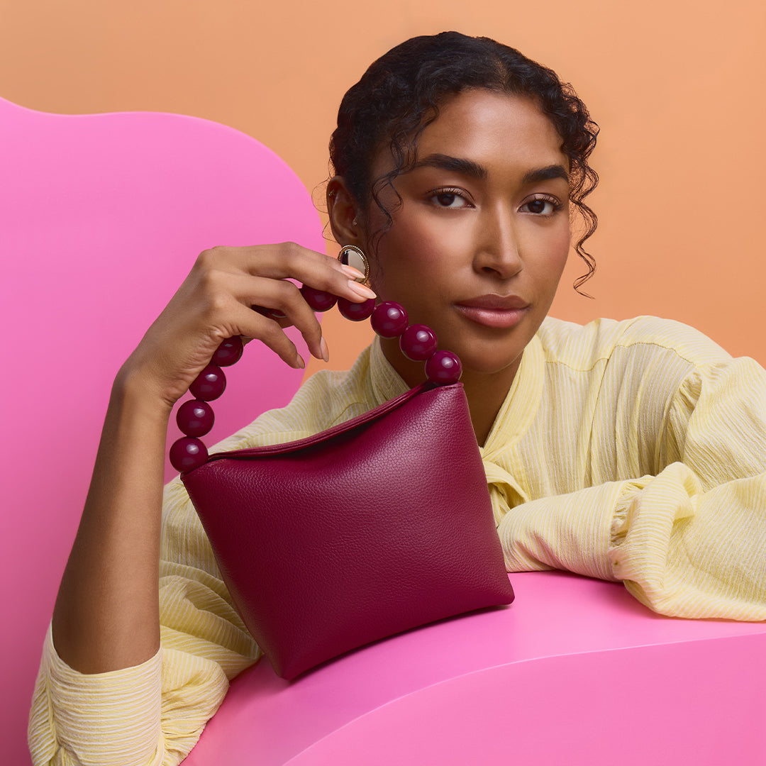 AMARIS MINI HANDBAG PLUM