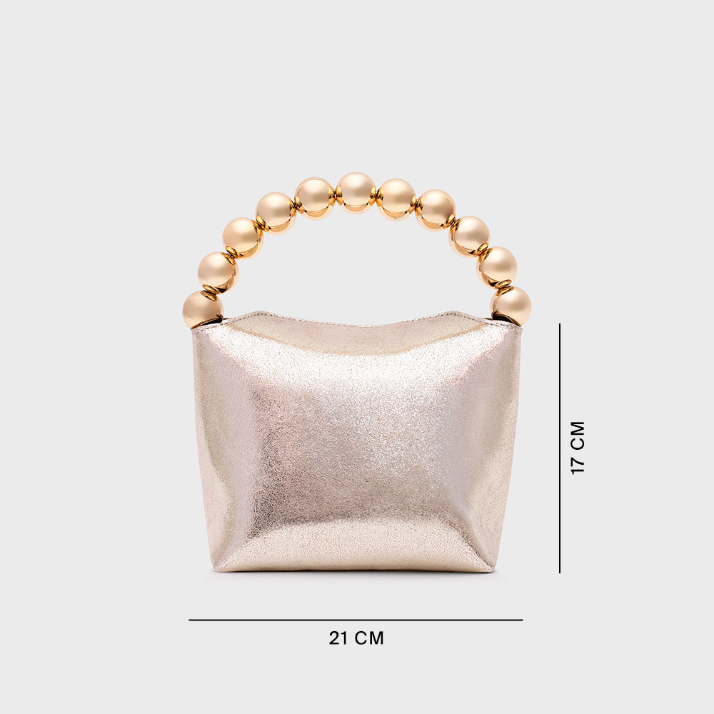 AMARIS MINI HANDBAG PLATINUM GOLD