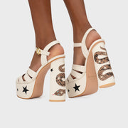 ANACONDA STARS PLATFORM IVORY