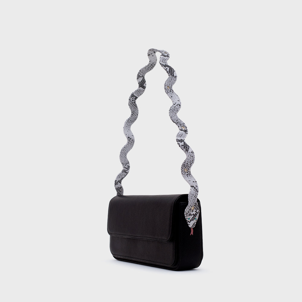 ANACONDA FLAP BAG NEGRO