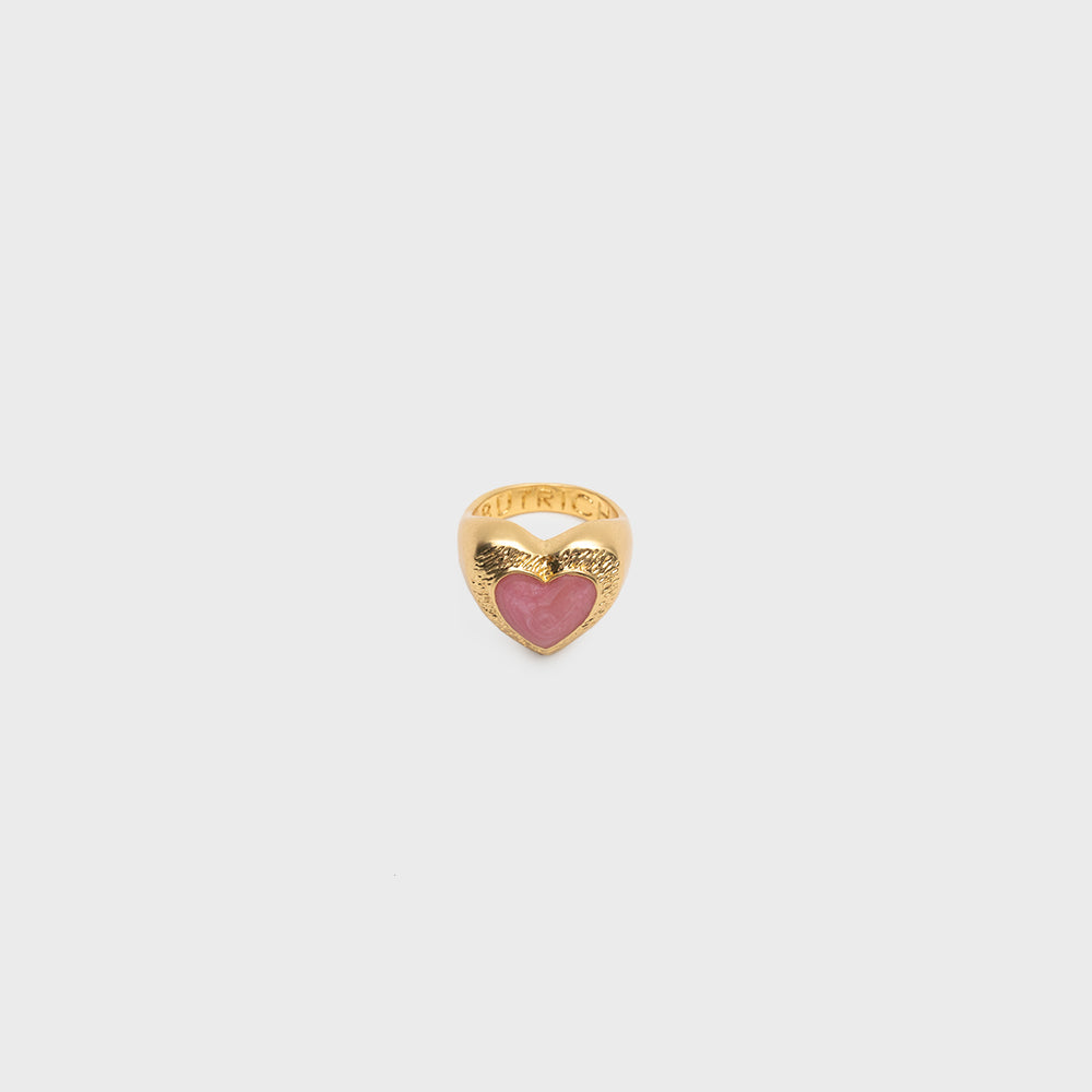 BLACK REMEDIES HEART RING