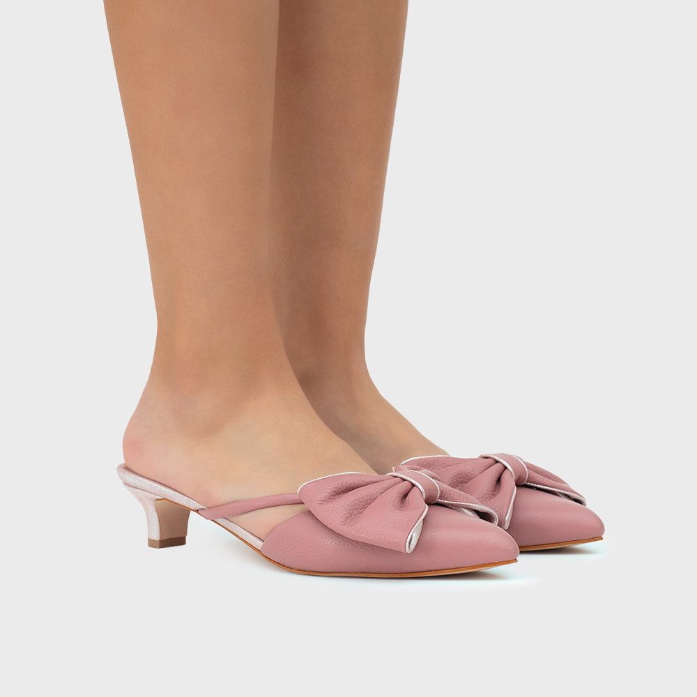 ANNE MULE MIDI PINK