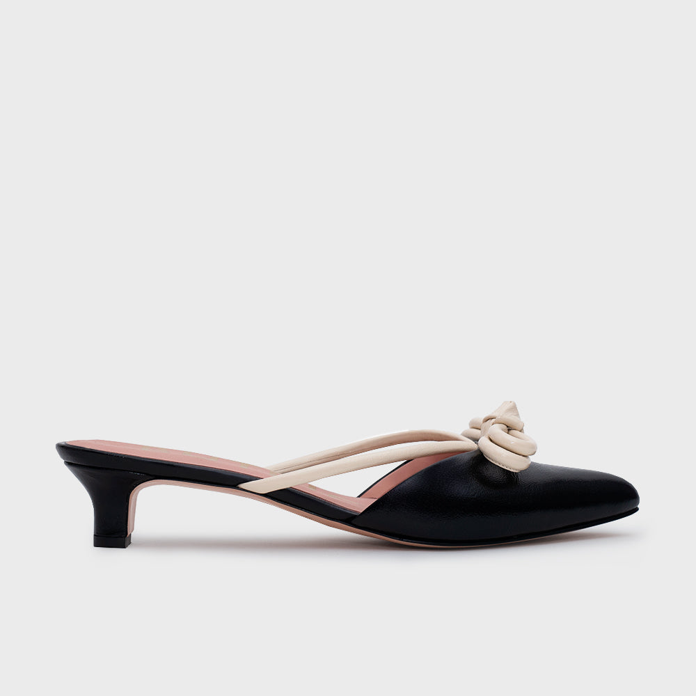 ANYA MULE MIDI NEGRO