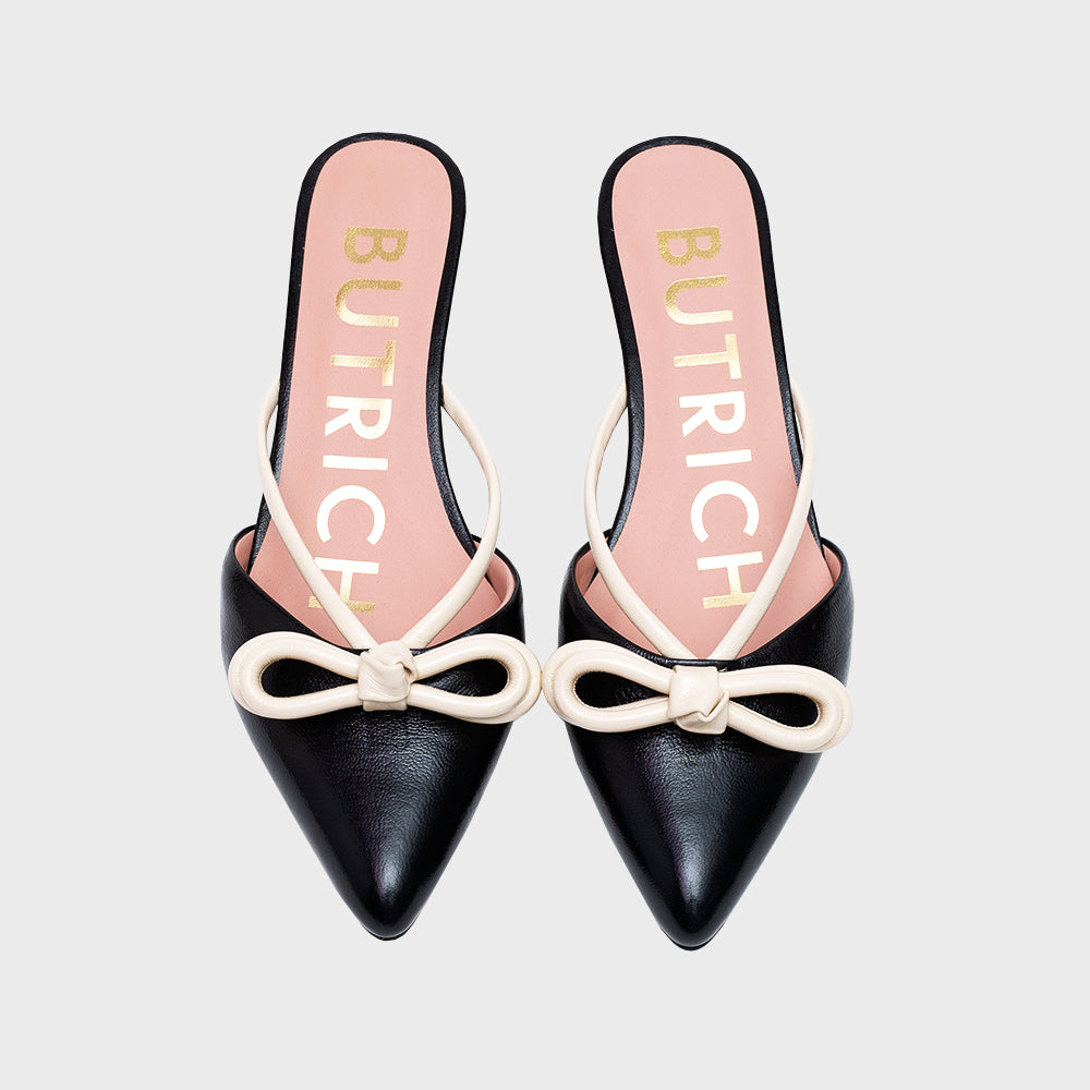 ANYA MULE MIDI NEGRO