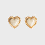 Load image into Gallery viewer, HEART EARRING REMEDIOS BONE
