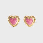 Load image into Gallery viewer, HEART EARRING REMEDIOS ROSA
