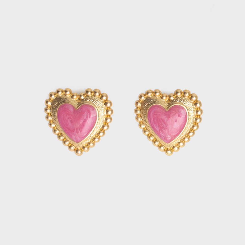 HEART EARRING REMEDIOS ROSA