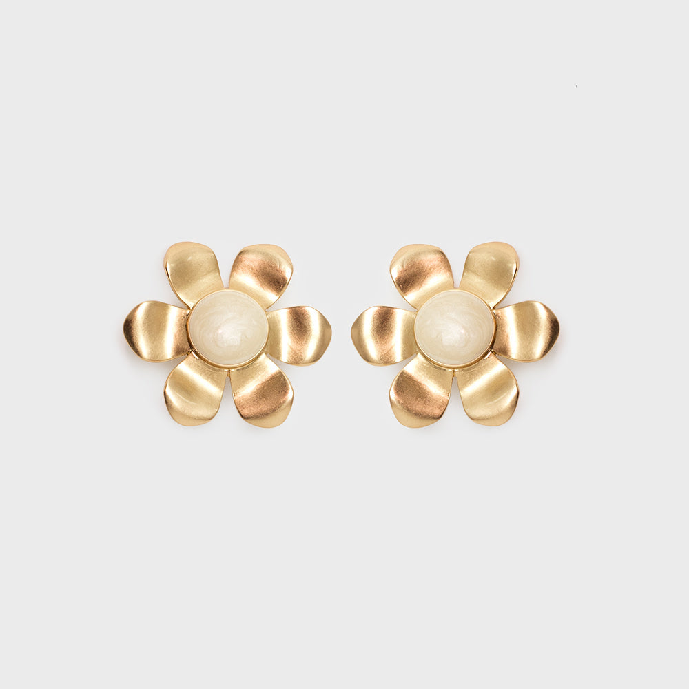 SOFIA GOLDEN FLOWER EARRING