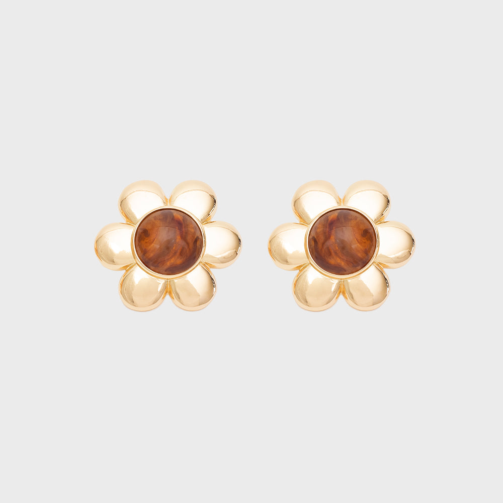 MARCELA BROWN EARRING