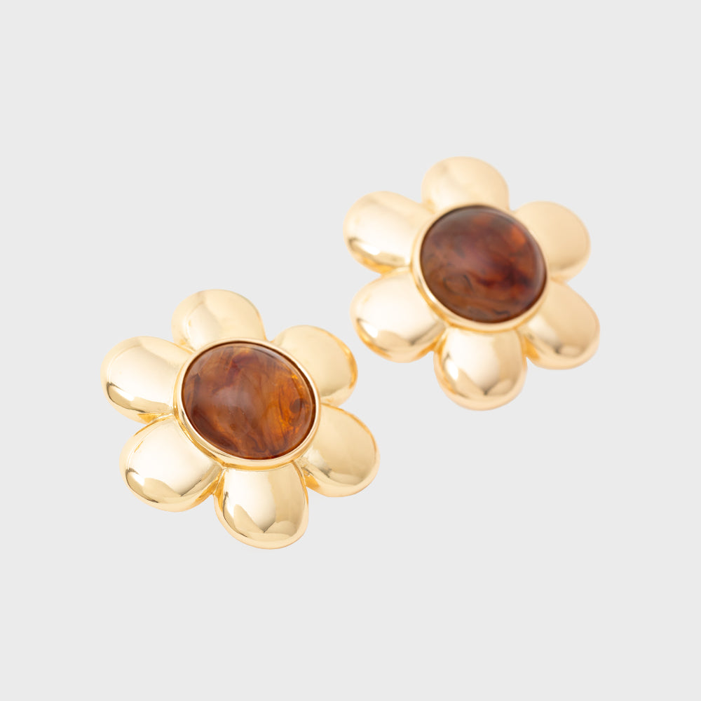 MARCELA BROWN EARRING