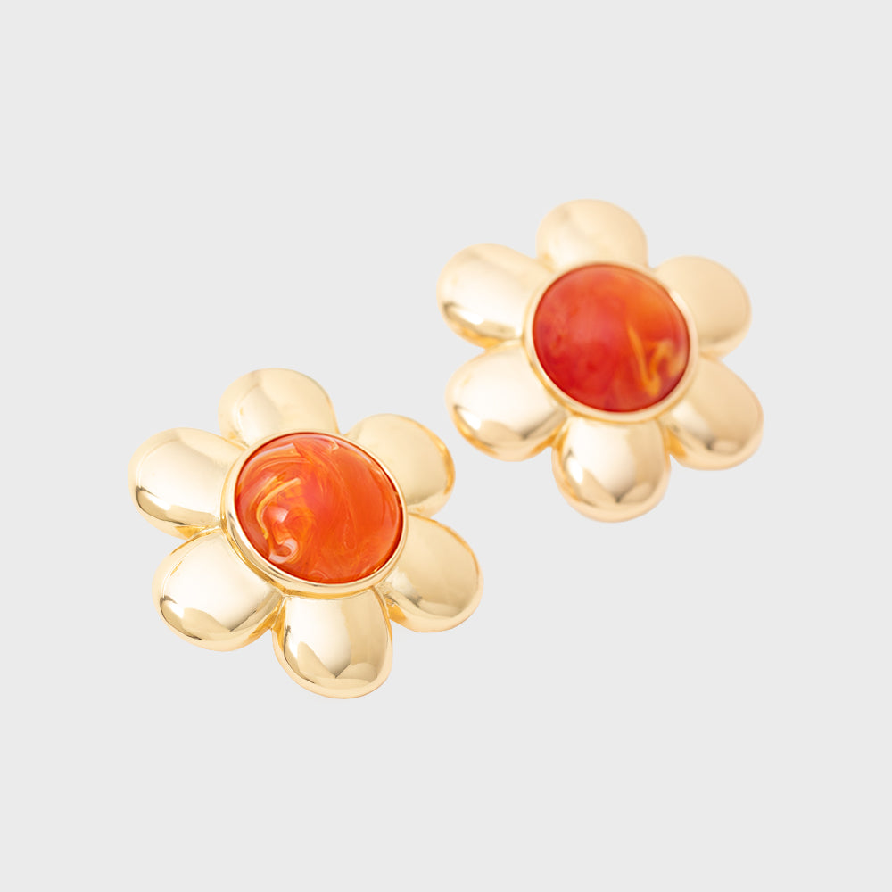 MARCELA ORANGE EARRING