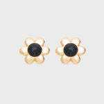 Load image into Gallery viewer, MARCELA BLACK EARRING
