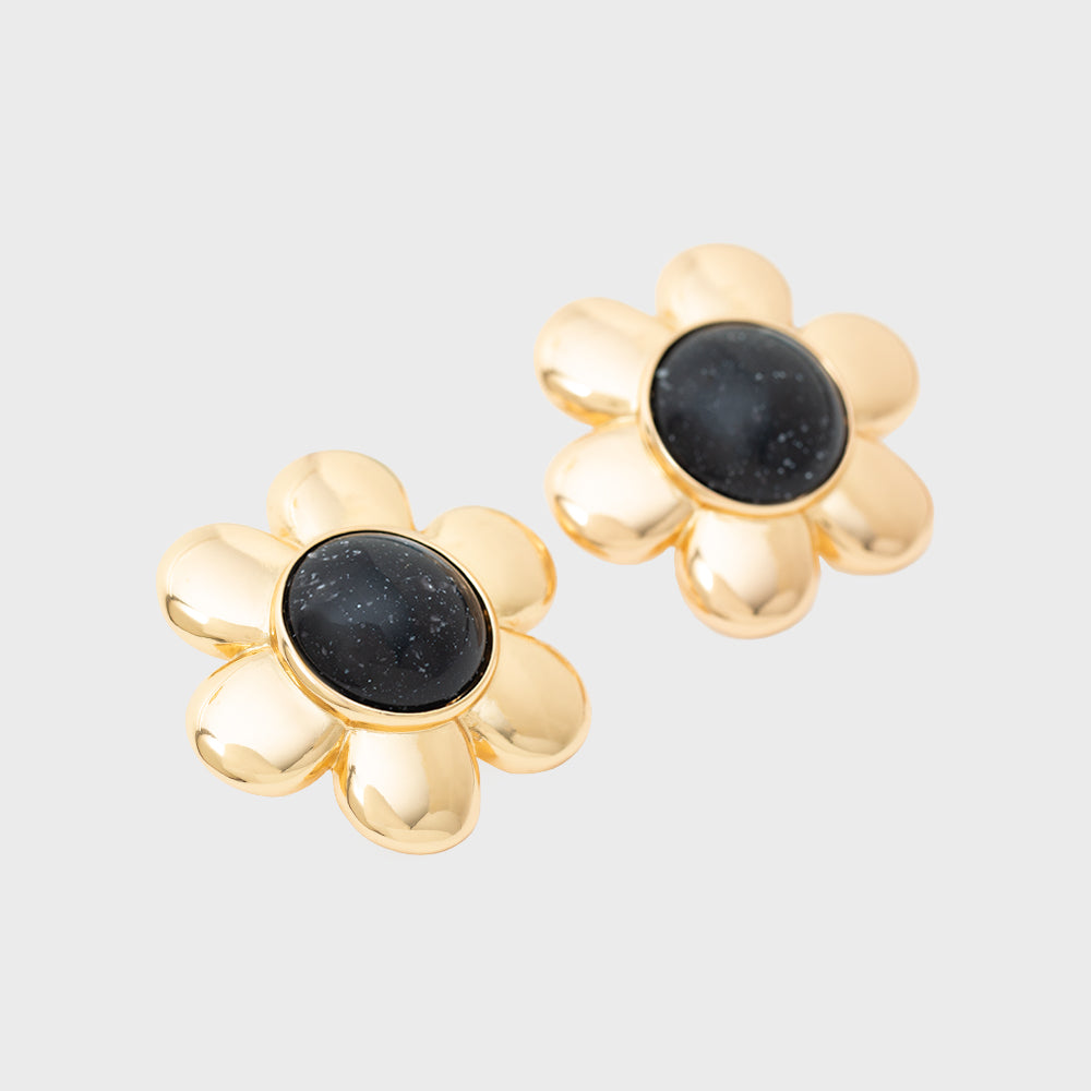 MARCELA BLACK EARRING