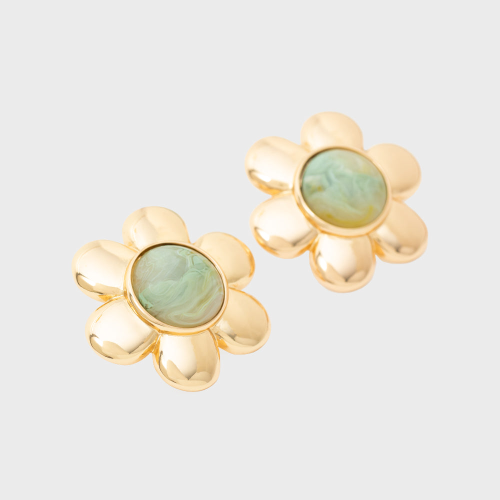 MARCELA GREEN EARRING