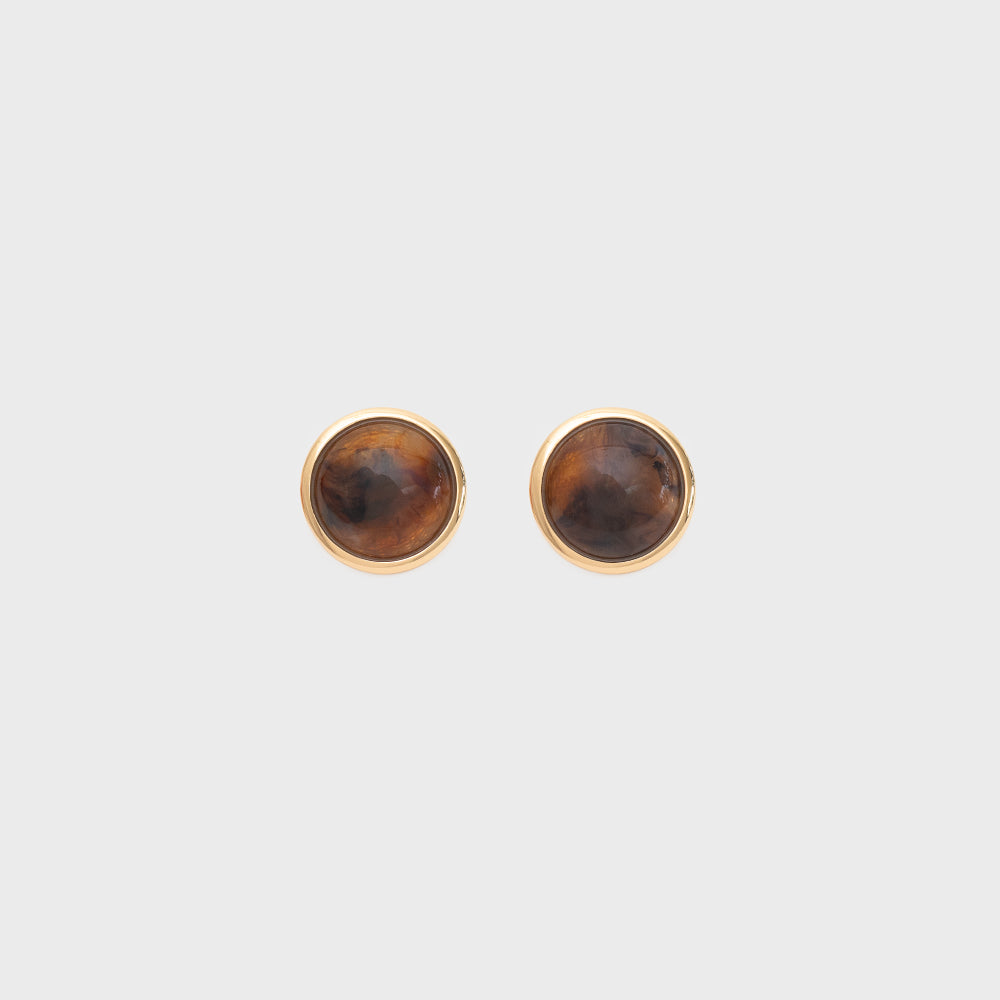 VERONA BROWN EARRING