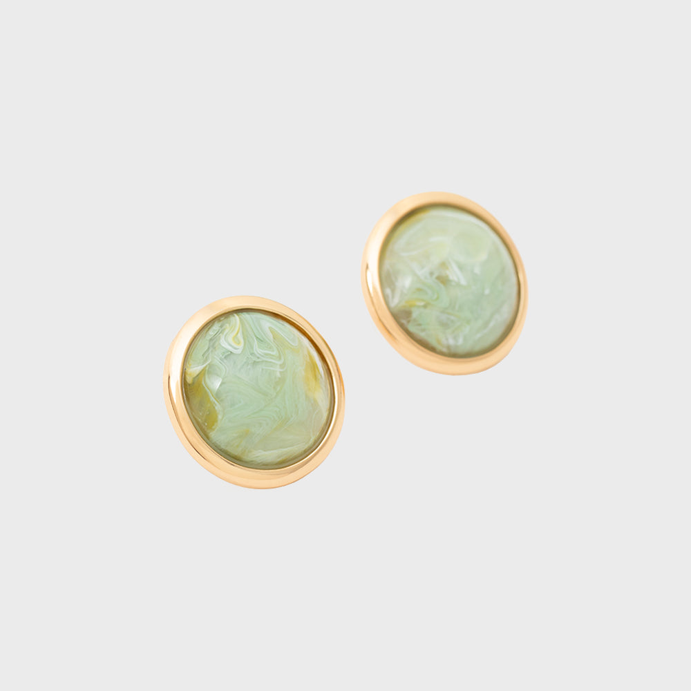 VERONA GREEN EARRING