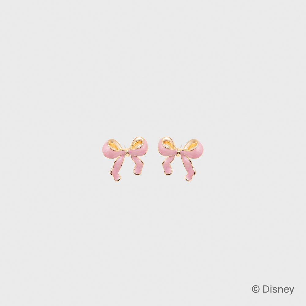MARIE PINK BOW EARRING