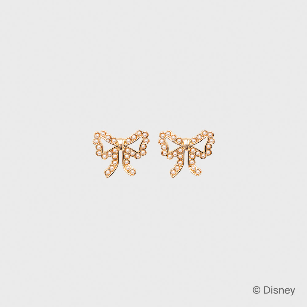 MINI MARIE GOLD BOW EARRING